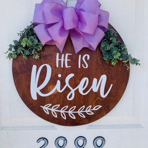 He is Risen Door Hanger