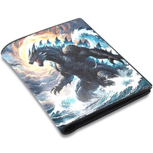 Geldbörse aus PU Leder Kaiju Gojira Comics Retro Monster Art Godzillas Godzilla