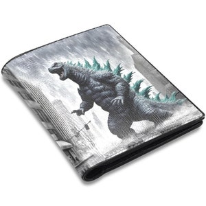 Geldbörse aus PU Leder Monster Japan Godzilla Kaiju Gojira Art Cartoon Comics Retro
