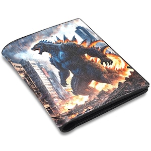 Geldbörse aus PU Leder Godzilla Kaiju Gojira Comics Retro Monster Art