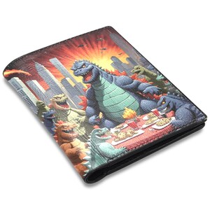 Geldbörse aus PU Leder Japan Godzilla Kaiju Gojira Art Cartoon Comics Retro Monster Party