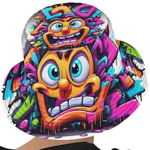 Bucket hat bucket hats for women Comics Graffiti