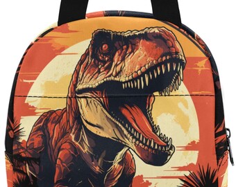 Godzilla Bag Kaiju Backpack Lunch Box Bag Art Gojira Godzillas Comics Dinosaur