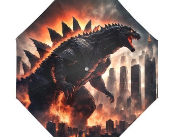 Kinder Faltbarer Anti-UV-Regenschirm Godzilla Kaiju Gojira