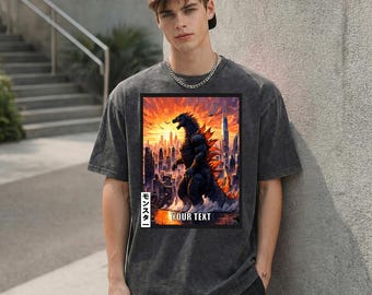 Dinosaur Tshirt Men Personalized Gift Text