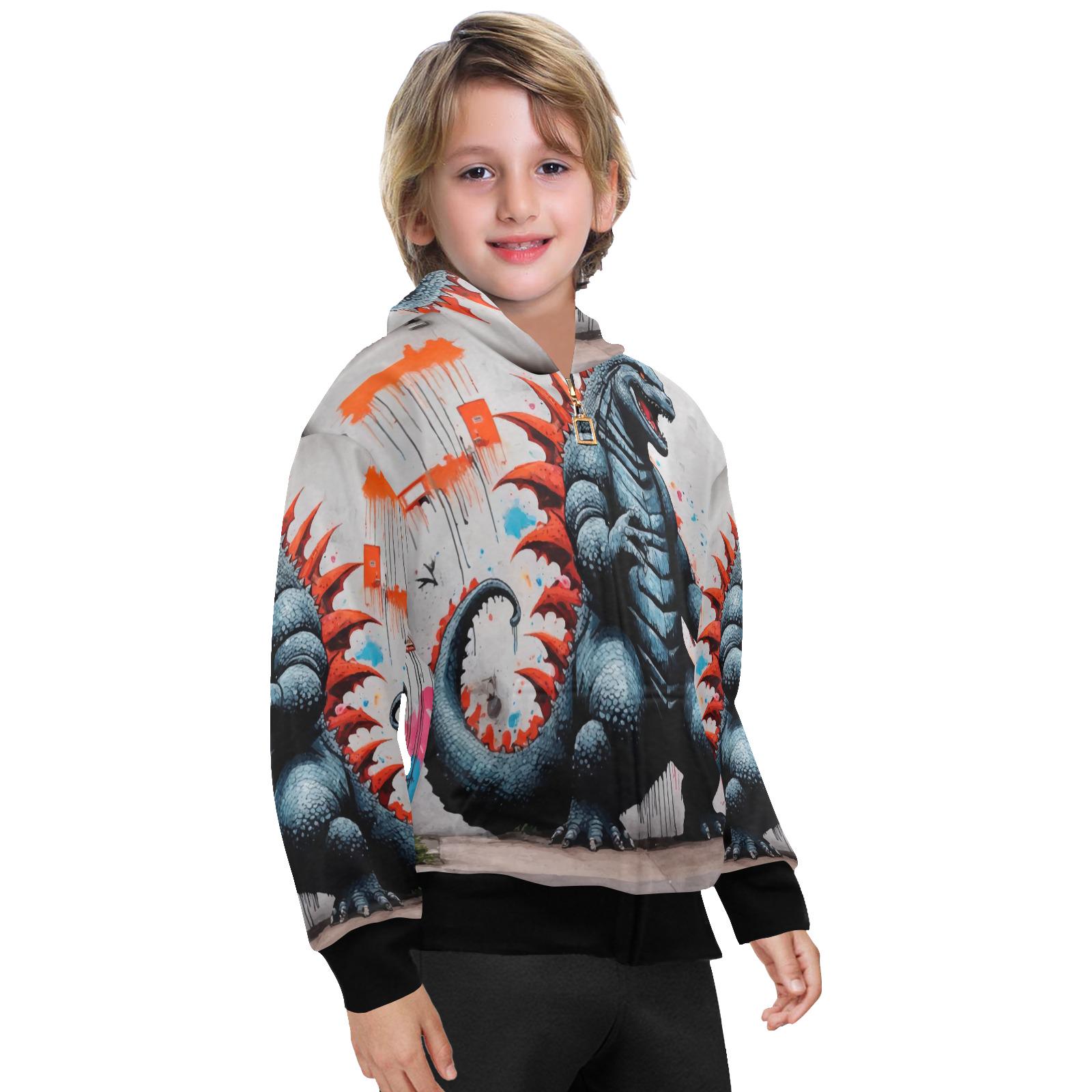 Hoodie Boys Kids Godzilla Hoodie Gojira Hoodie Comics Kaiju