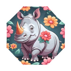 Kids Foldable Anti UV rhinoceros