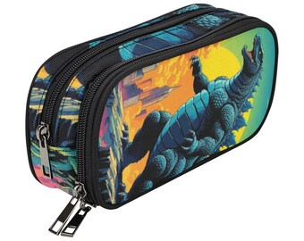 ペンケース ゴジラ ゴジラ 怪獣 コミック 漫画 ヴィンテージ