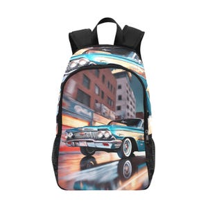 Mochila escolar, bolso de mano, mochila, bolso lowrider, arte chicano Low Rider