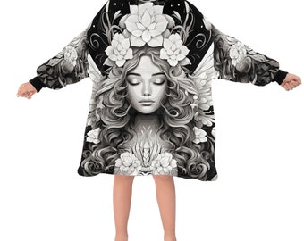 Sweat à capuche pour enfant avec poncho chicano