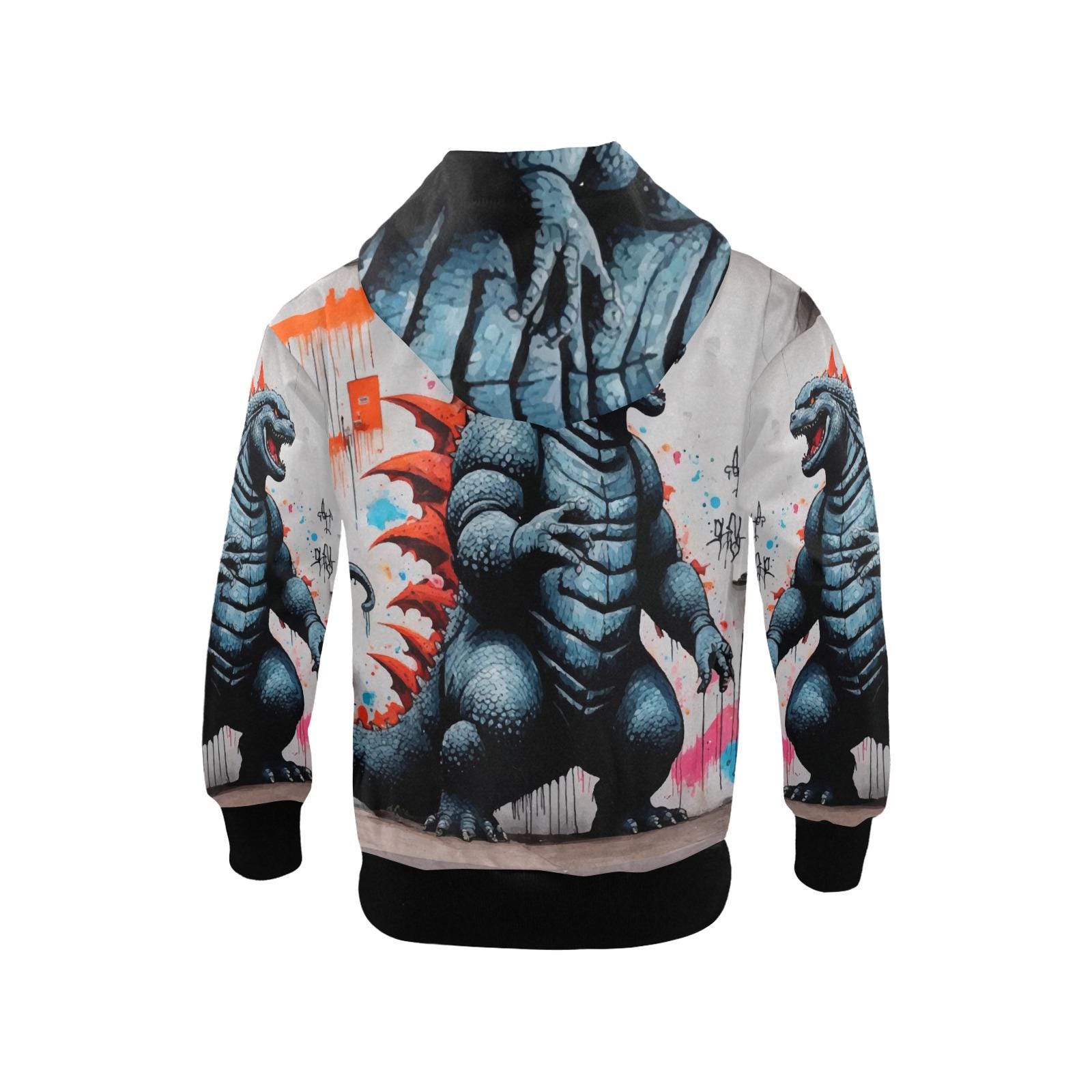Hoodie Boys Kids Godzilla Hoodie Gojira Hoodie Comics Kaiju
