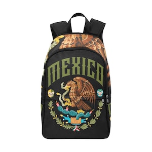 Sac à dos d'école, sac à dos avec poches en filet, sac à main, sac mexicain chicano