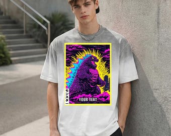 Dinosaur Tshirt Men Personalized Gift Text