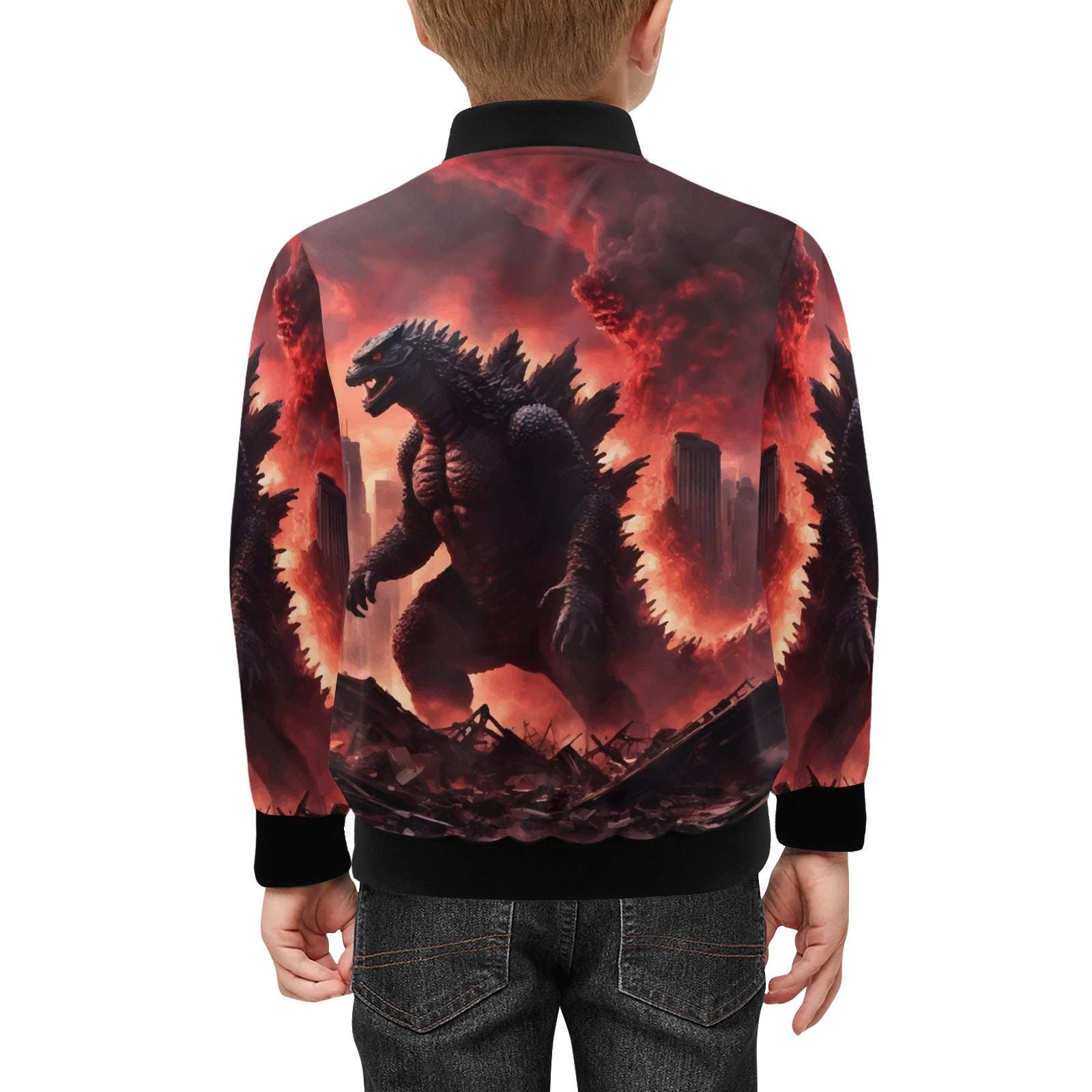 Dinosaur Kids Bomber Jacket Monster - Etsy