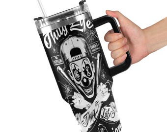 Tumbler 40oz Gangster 40 oz tumbler with handle Thug