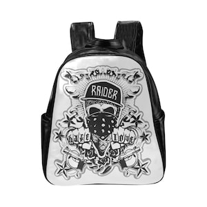 Backpack Backpack PU leather Gangsta Chicano Cholo Cartoon