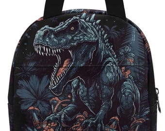 Godzilla Bag Kaiju Backpack Lunch Box Bag Art Gojira Godzillas Comics Dinosaur Retro