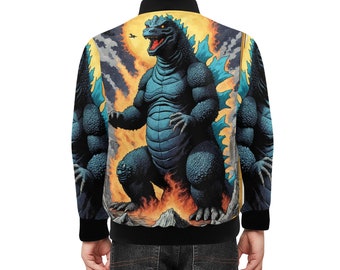 Children's bomber jacket with pockets Godzilla Gojira Kaiju