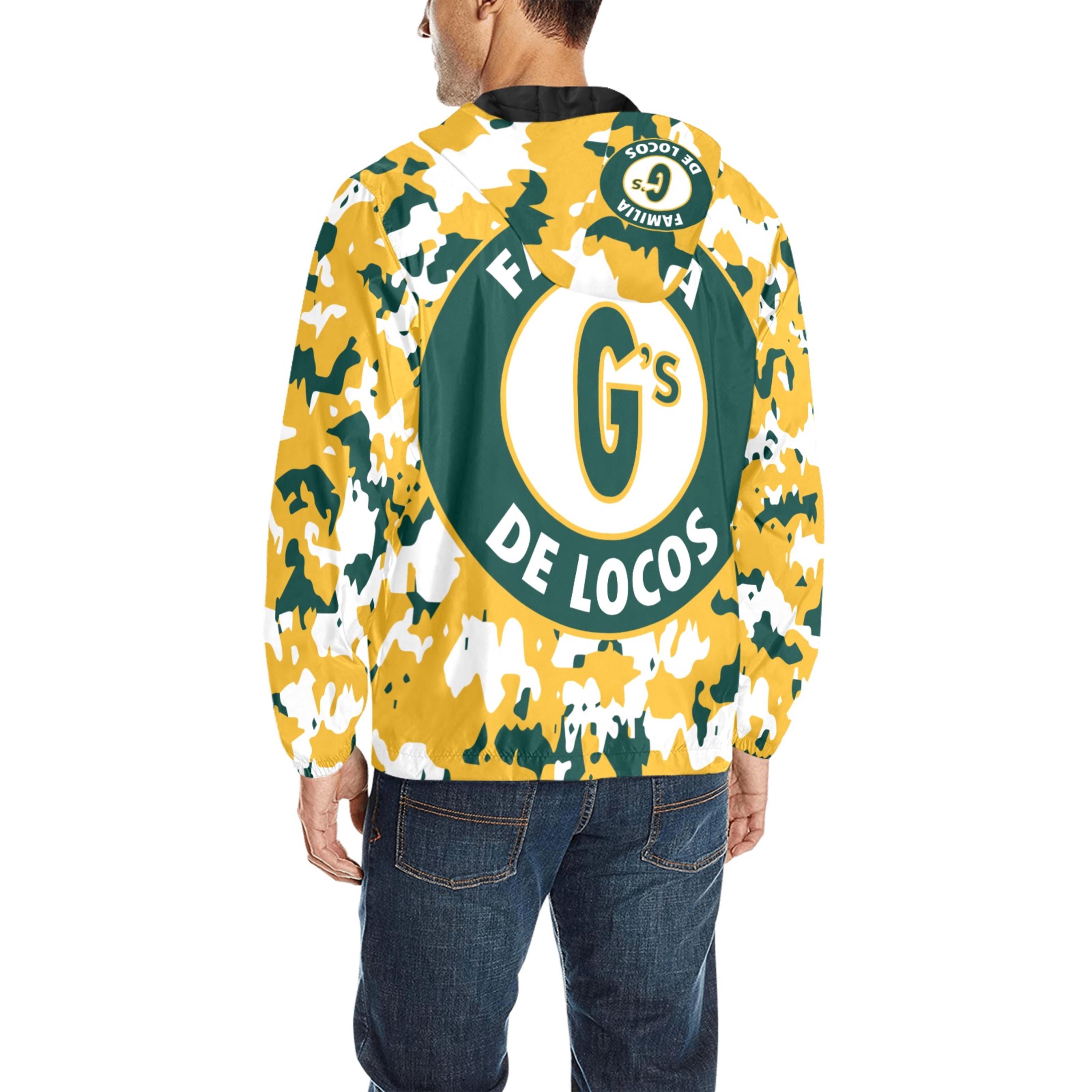 Windbreaker Men Windbreaker mens windbreaker jacket wind breakers for men Vatos Locos Chicano camouflage
