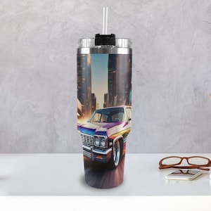 Tumbler 40oz Lowrider 40 oz tumbler with handle Chicano