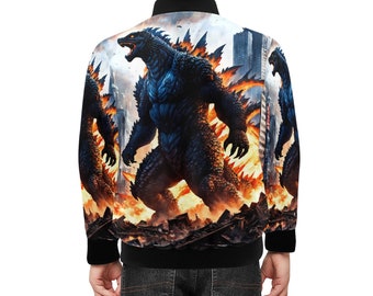 Bomber enfant avec poches Godzilla Gojira Kaiju