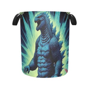 Laundry Basket laundry hamper basket Godzilla Gojira Kaiju