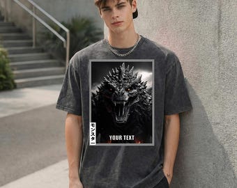 Dinosaur Tshirt Men Personalized Gift Text