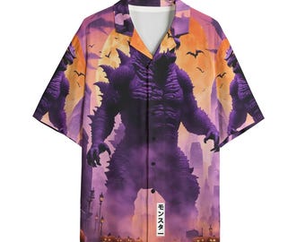 Dinosaur Button Down Shirt Personalized Hawaiian Gift