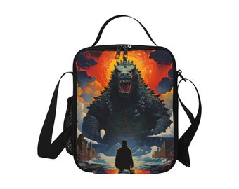 Sac à bandoulière isotherme pour enfants avec motif dinosaure