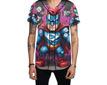 Basketball Jersey Men Supehero Comics Cartoon