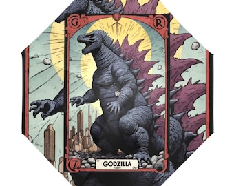 Opvouwbare anti-uv-paraplu voor kinderen Godzilla Kaiju Gojira