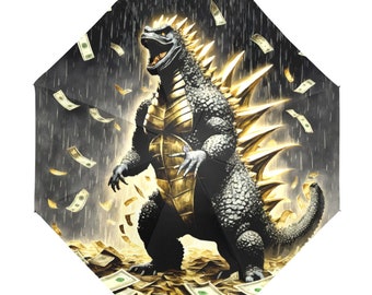 Children's Foldable Anti-UV Umbrella Godzilla Kaiju Gojira