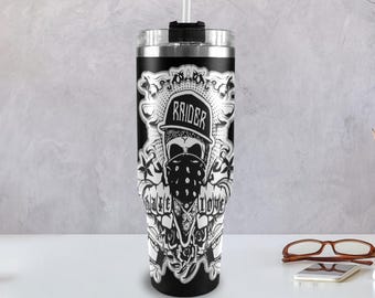 Tumbler 40oz Gangsta 40 oz tumbler with handle Raider