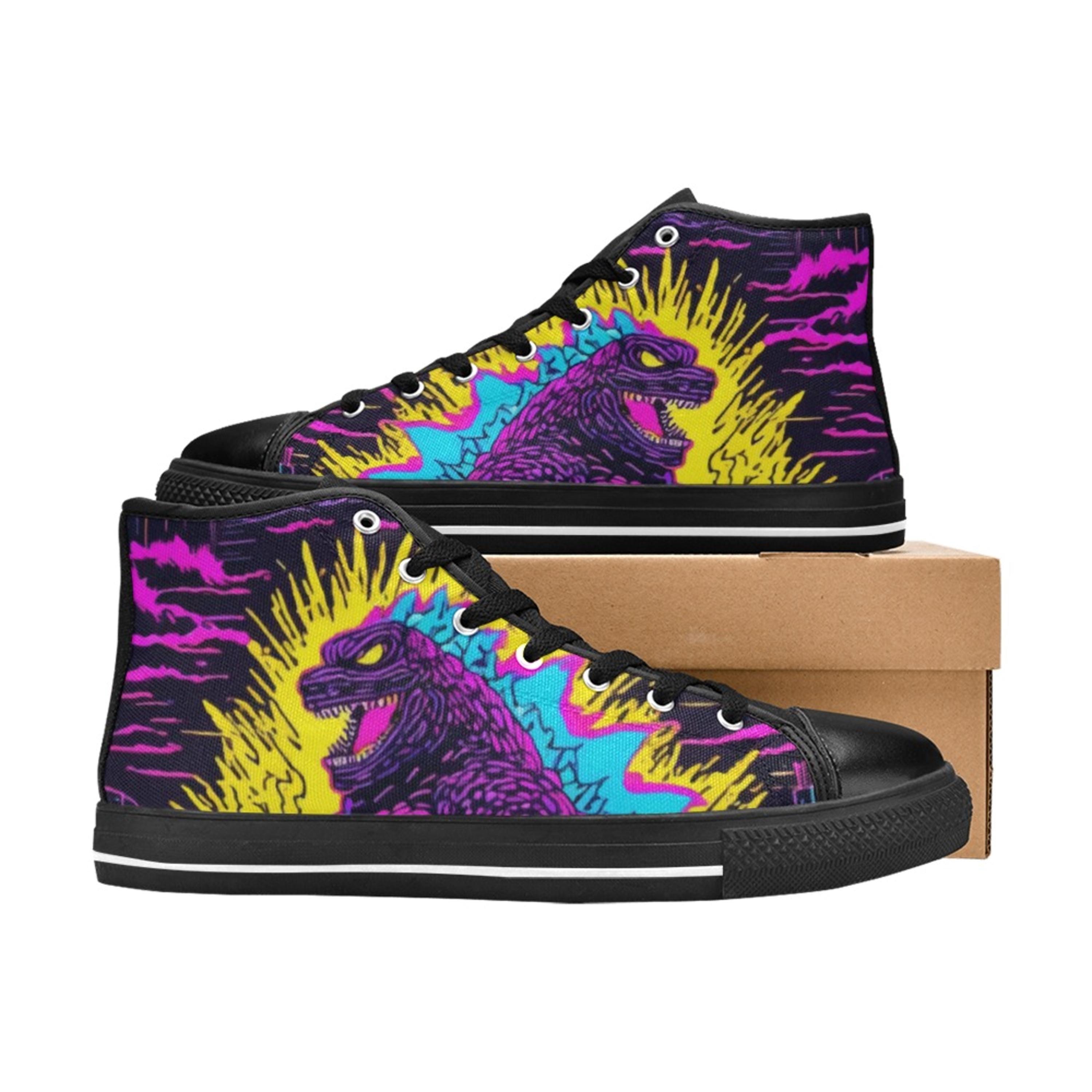 国内で当店のみ OGR - Godzilla Carbon Blade Dad Sneakers High Top Godzilla – Crake