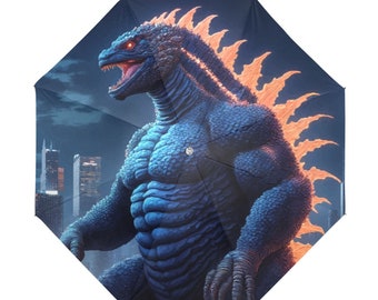 Paraguas Plegable Anti-UV Infantil Godzilla Kaiju Gojira