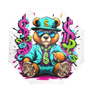 Umbrella Anti-UV Foldable Comics Parasol Bear