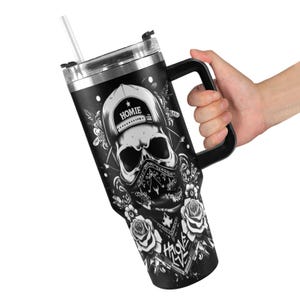 Tumbler 40oz Gangster 40 oz tumbler with handle Homie