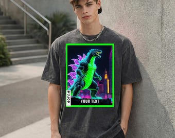 Dinosaur Tshirt Men Personalized Gift Text