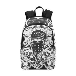 Sac à dos d'école, cartable, sac à dos avec poches en filet, sac à main, sac Vatos Locos Chicano Cholo Raider