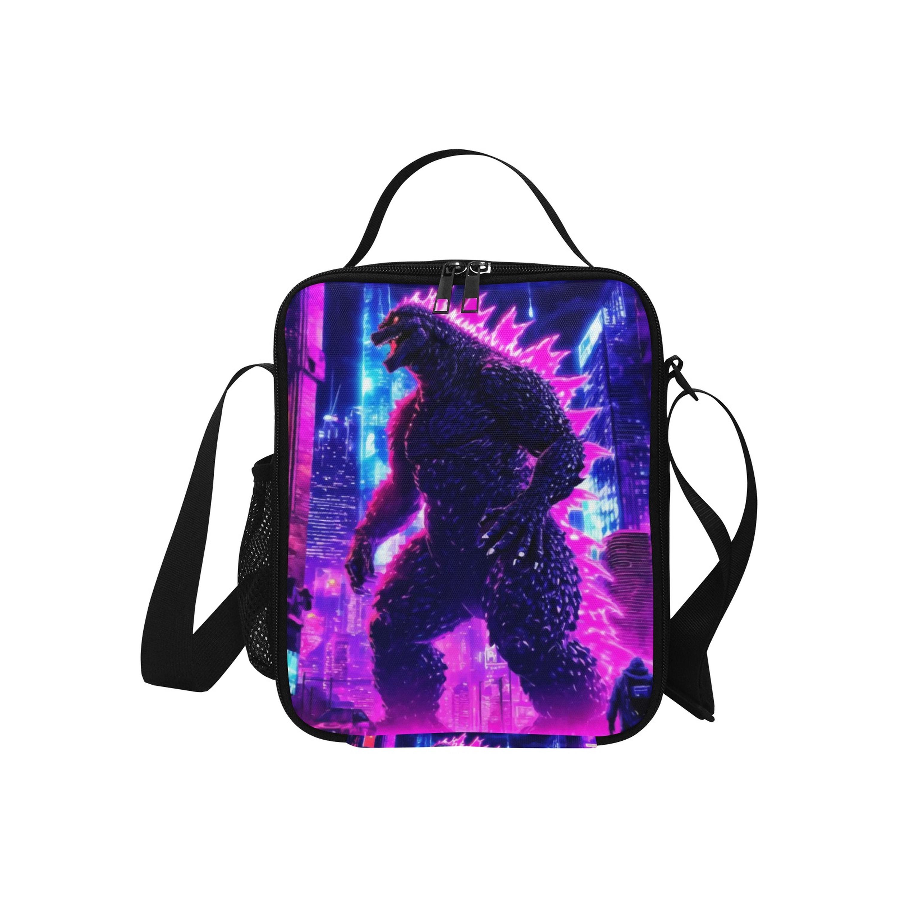Godzilla backpack and lunchbox 2025