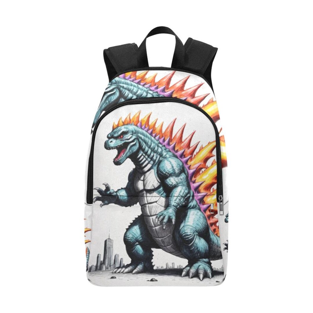 Custom Godzilla Backpack Backpack School Backpack Godzilla Backpack Handbag Bag Gojira Backpack ...