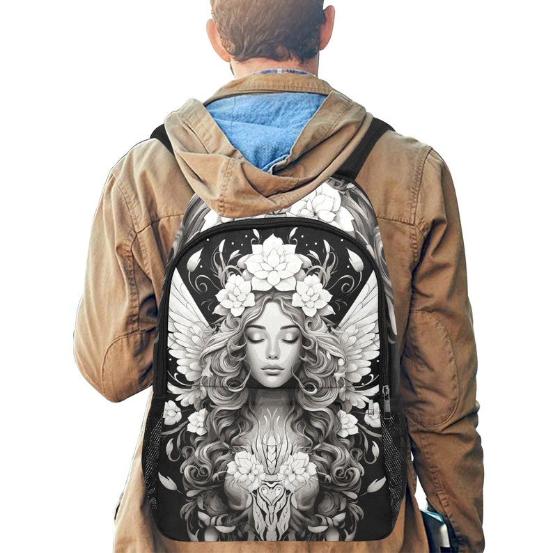 Backpack School Backpack With Mesh Pockets Bag Hand Bag Chicano Cholo ...