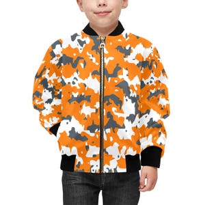 Children&#39;s Bomber Jacket Camouflage Pattern Jacket children&#39;s Outdoor Jacket