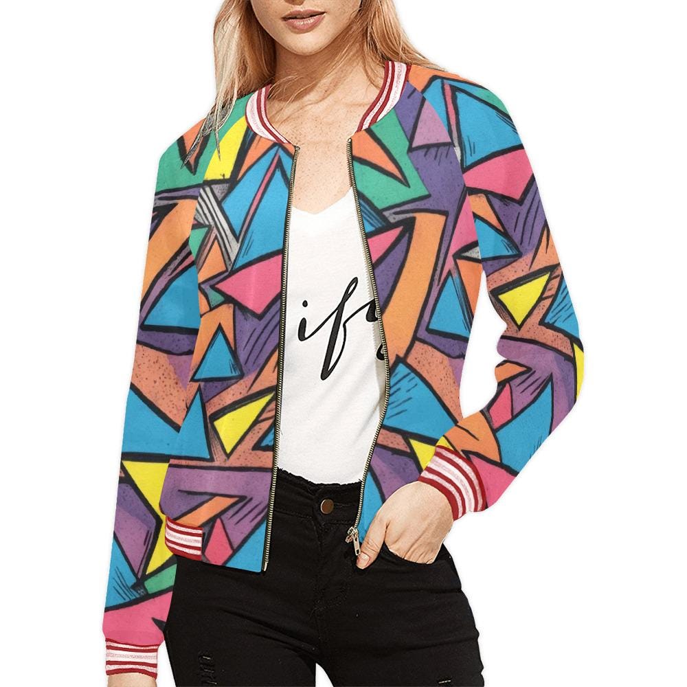 ダウンジャケット・コート Rose Print Bomber Jacket il_fullxfull.6305420610_t44d.jpg