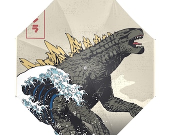 Parapluie Anti-UV Pliable Enfant Godzilla Kaiju Gojira