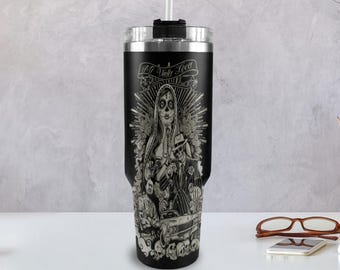 Tumbler 40oz Mi Vida Loca  40 oz tumbler with handle
