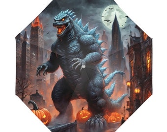 Paraguas Plegable Anti-UV Infantil Godzilla Kaiju Gojira