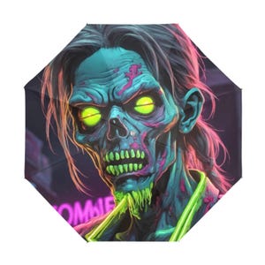 Umbrella Anti-UV Foldable Comics Zombie Horror Halloween