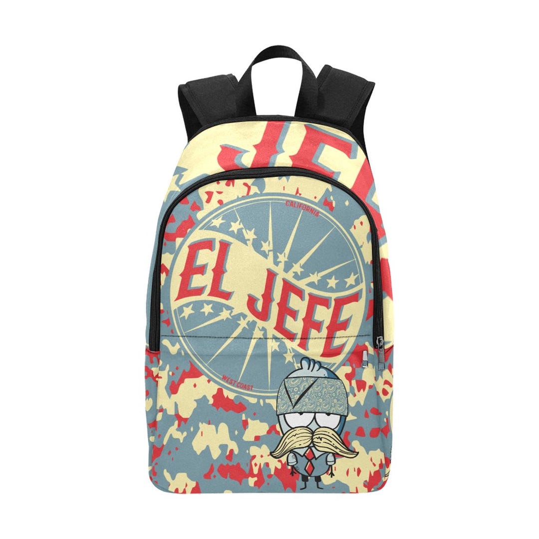 Backpack School Backpack With Mesh Pockets Handbag Bag Chicano Boss ...