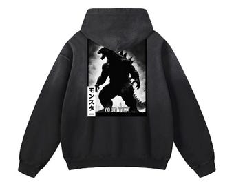 Pullover Hoodie Dinosaur Personalized Text Gift